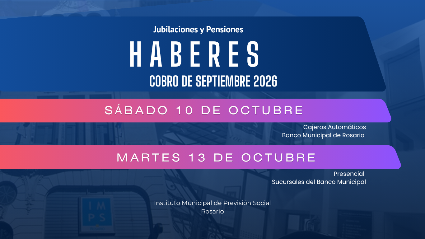 HABERES DE SEPTIEMBRE
